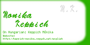 monika keppich business card